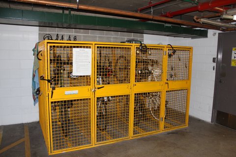 bicycle cage storage